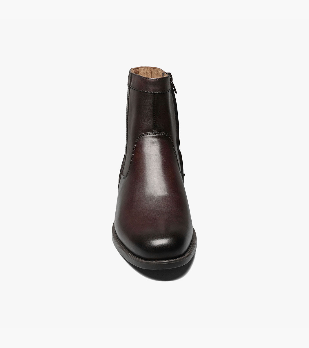 Florsheim Midtown Plain Toe Zipper Boot - Brown