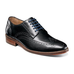 Florsheim Salerno Wingtip Oxford Men's Black Dress Shoes