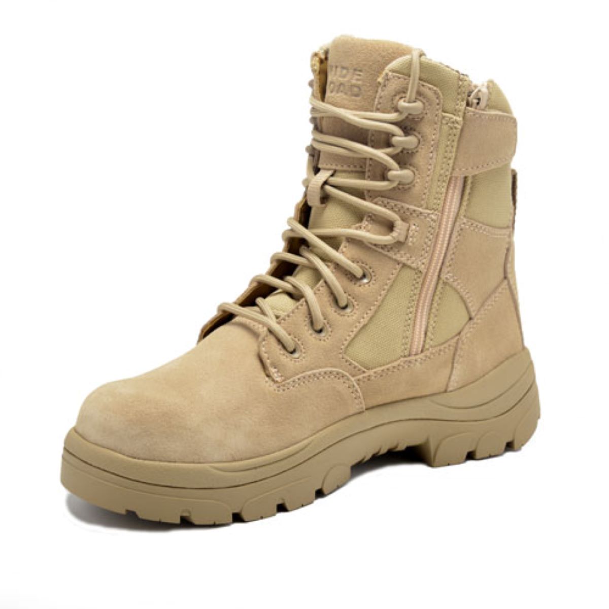 Wide Load 790SZN Soft Toe Zip Laced 8-inch Tactical Boot | XLfeet