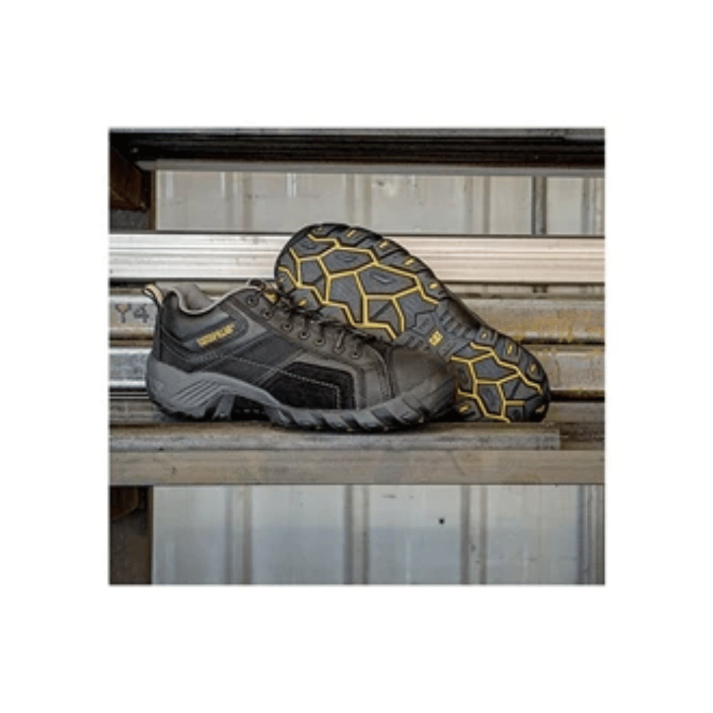 CAT Argon Composite Toe Work Shoes - Brown