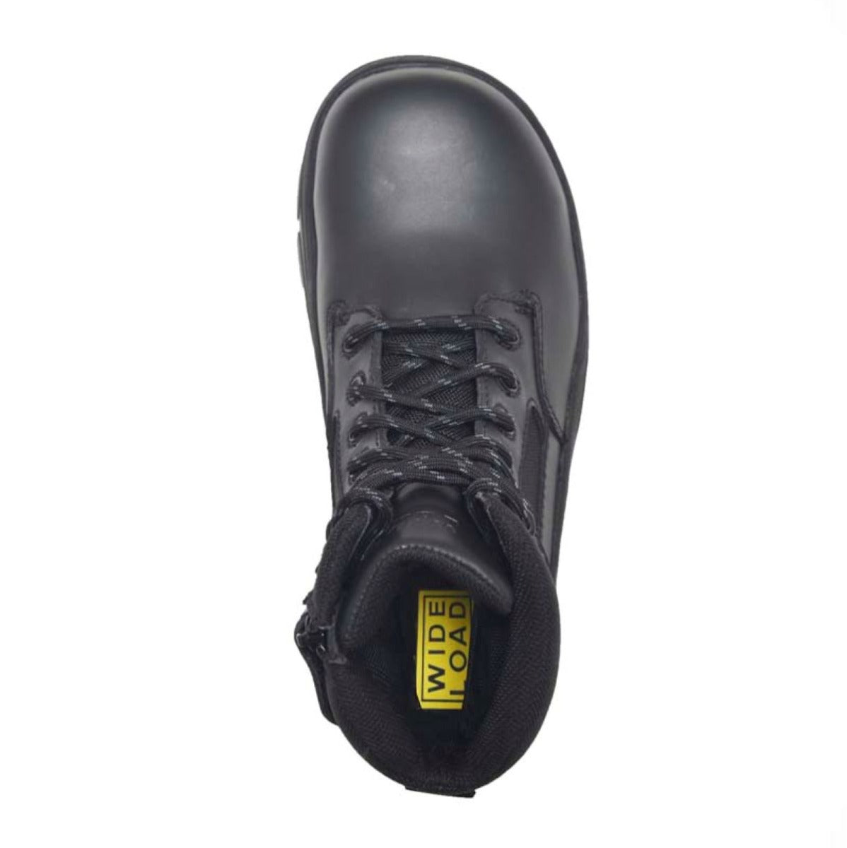 Wide Load 790BZC Composite Safety Toe Zip Laced Water Resistant 8 inch Tactical Boot - Black