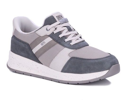 Drew Shoe Connor - Grey Suede Combo