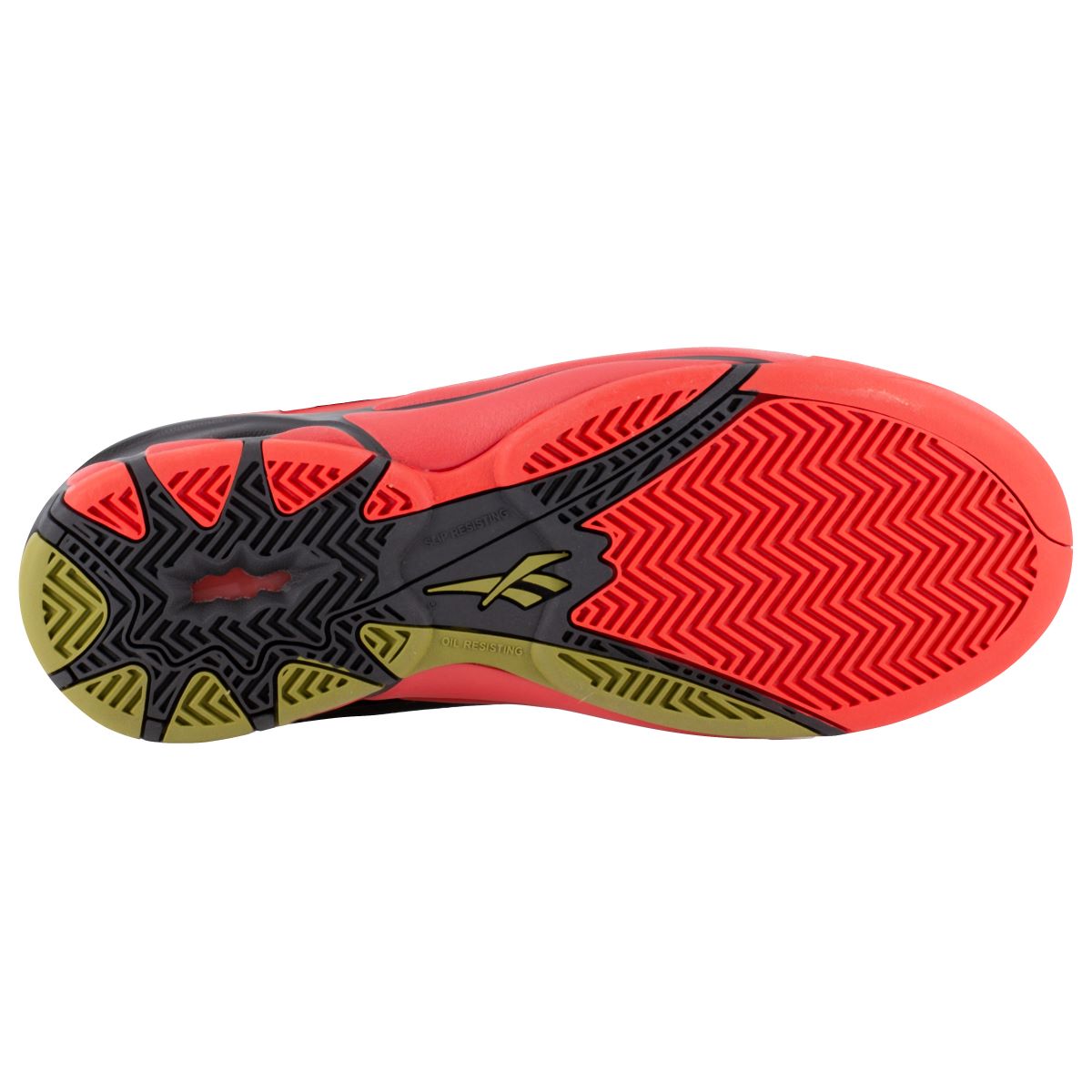 Reebok The Blast Work RB9400 - Mens High Top Work Sneaker - Black/Red