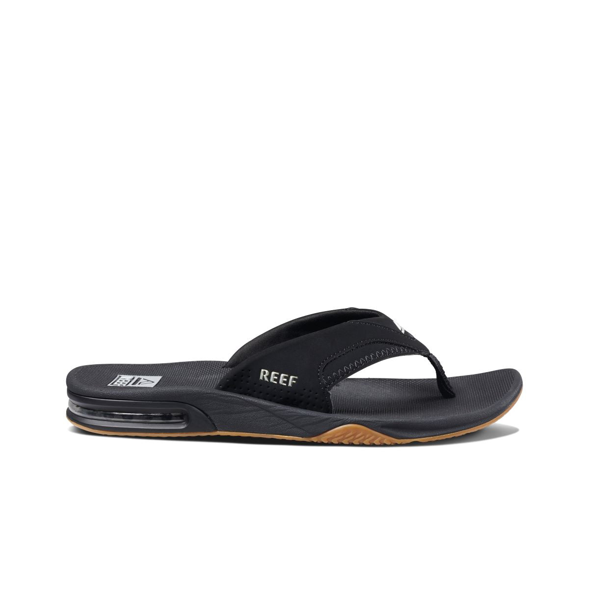 Reef Mens Fanning - Black/Silver