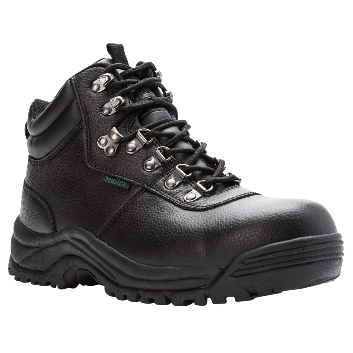 Propet Shield Walker Men's Composite Toe Work Boot - Black in 5E extra wide