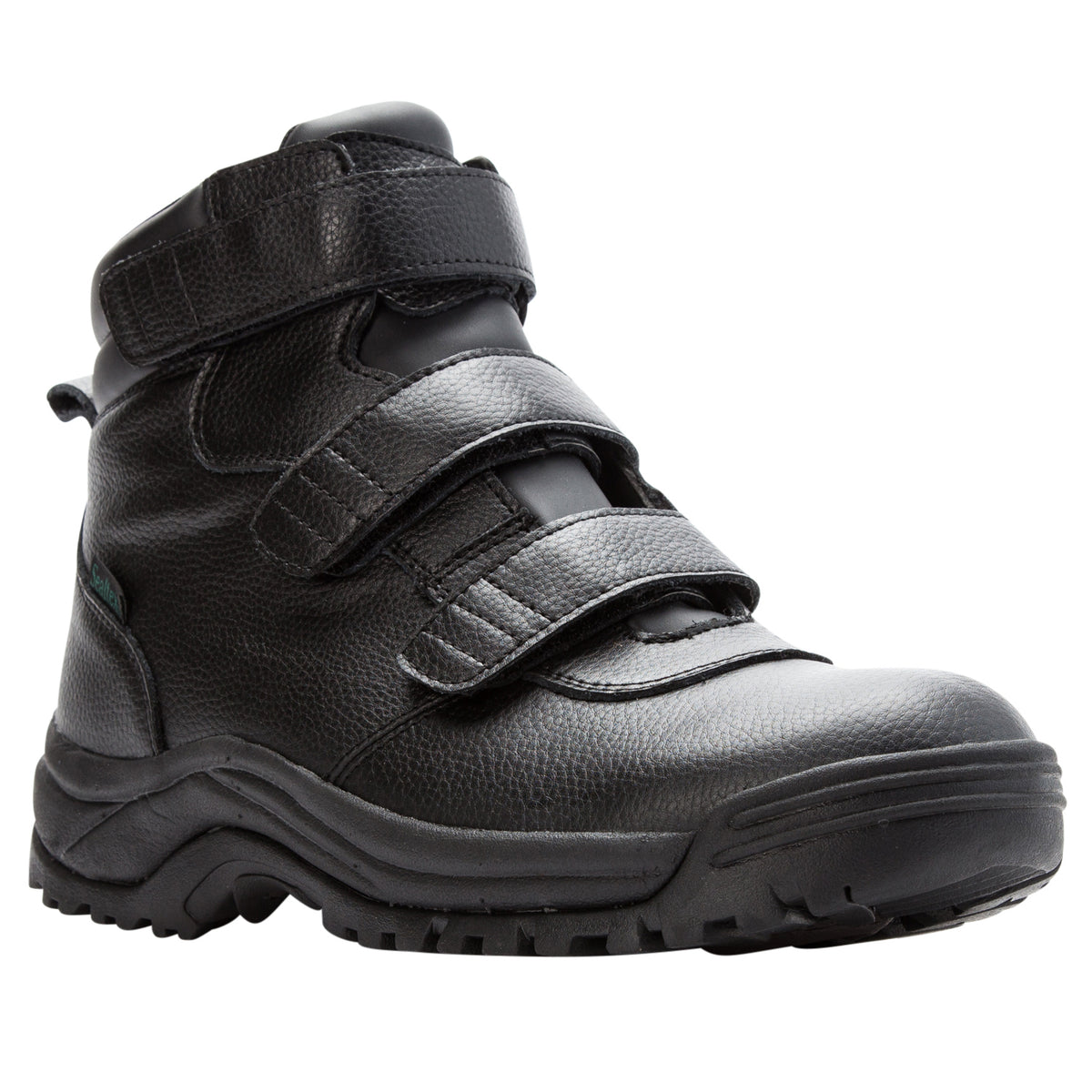 Propet Cliff Walker Tall Strap Men's Waterproof Boot - Black in 5E extra wide