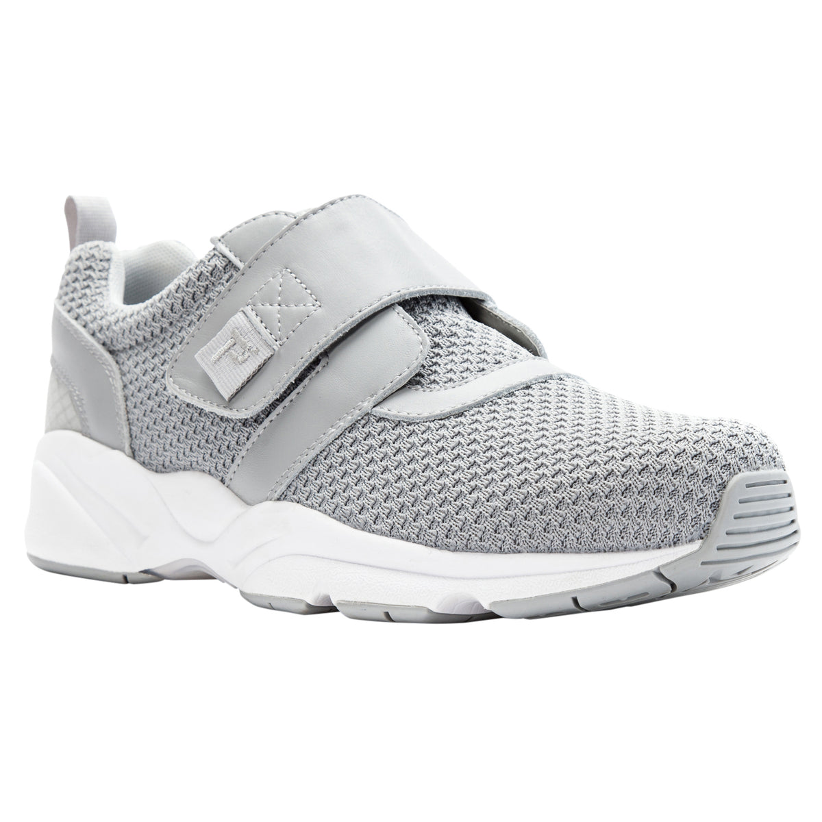 Propet Stability X Strap Men's Walking Shoe - Lt Grey in 5E extra wide