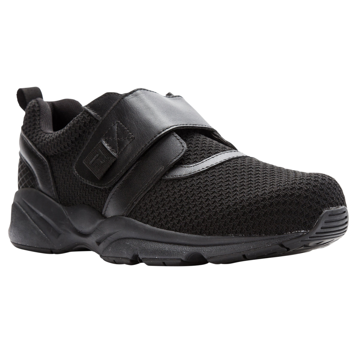 Propet Stability X Strap Men's Walking Shoe - Black in 5E extra wide