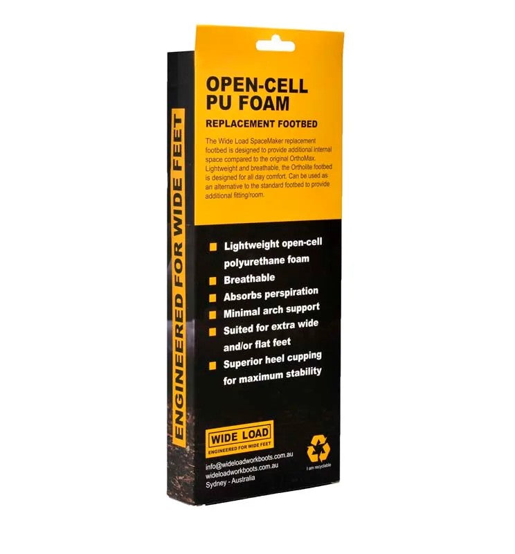 Wide Load SpaceMaker Alternative Insoles / Footbeds - 6E Only