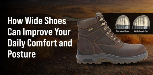 Wide Shoes for improved comfort and posture