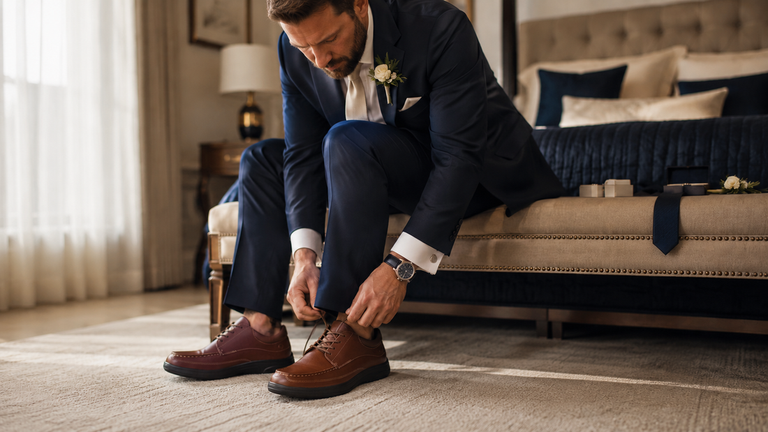 Last-Minute Wedding Shoes for Men with Big or Wide Feet