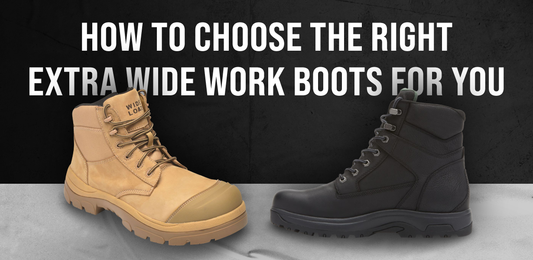 Choose the right extra-wide work boots