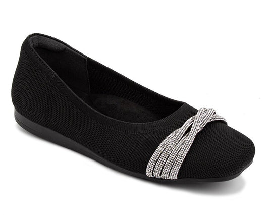 Ros Hommerson Nissa Women's Wide Wide Knit Flat