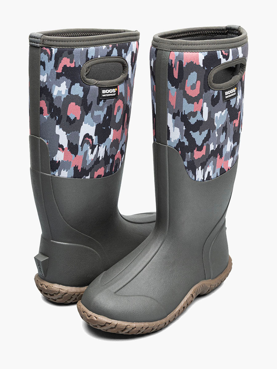 Bogs Mesa Ikat Women's Farm Boots - Dark Gray Multi