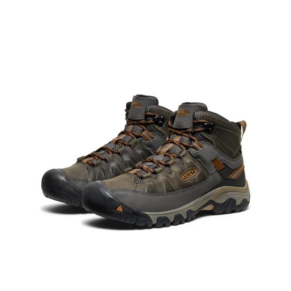 Keen Targhee III Waterproof Mid Wide - Black Olive/Golden Brown