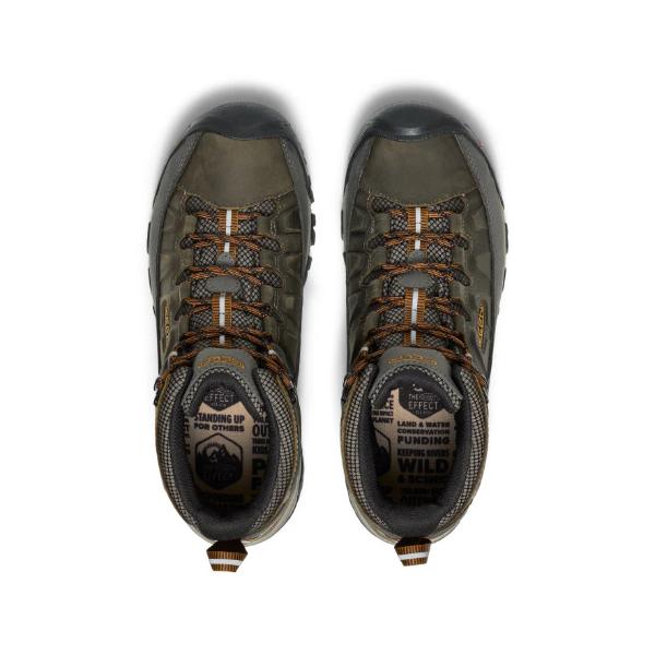 Keen Targhee III Waterproof Mid Wide - Black Olive/Golden Brown