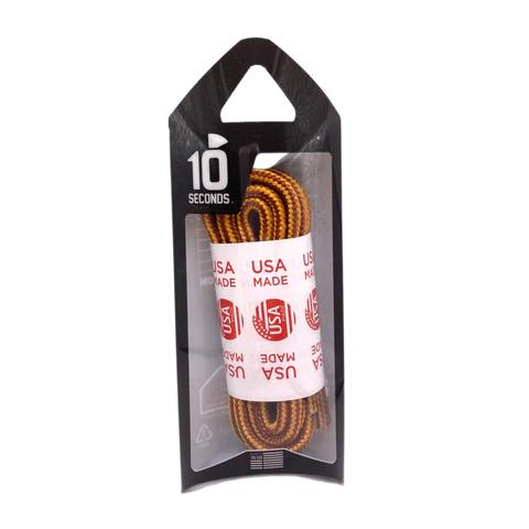 10 Seconds Nylon Boot Laces | Gold N' Tan