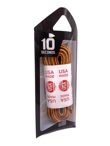 10 Seconds Nylon Boot Laces | Gold N' Tan