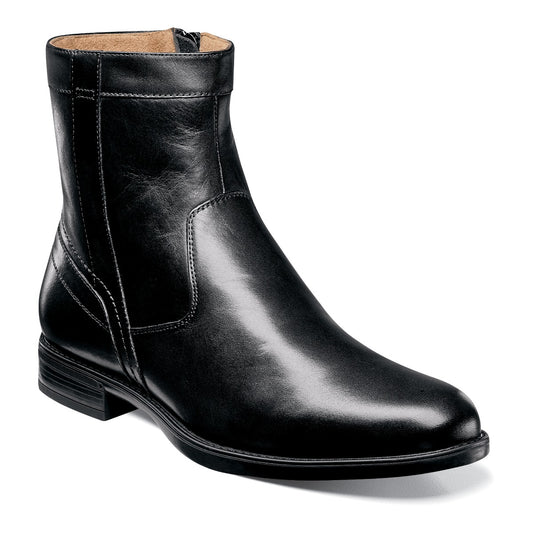 Florsheim Midtown Plain Toe Zipper Boot - Black