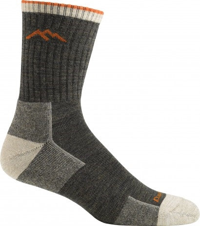 Darn Tough Hiker Micro Crew Cushion Socks - Olive - Single Pair