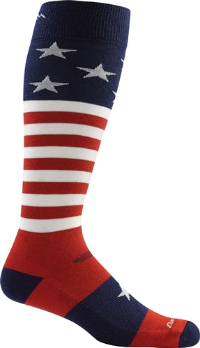 Darn Tough Captain Stripe Over-the-Calf Cushion Socks - Single Pair