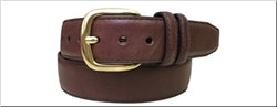 Danbury 35mm Top Grain Leather Casual Belt - Brown