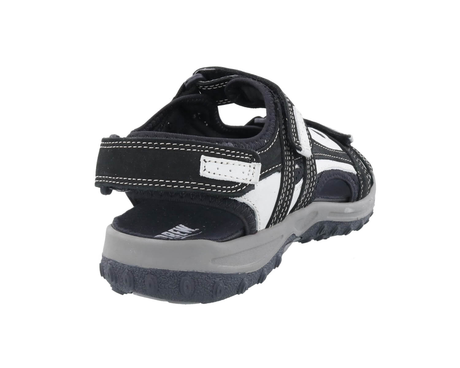 Drew Shoe Warren - Black / Grey Nubuck