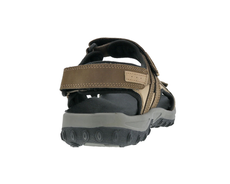 Drew Shoe Warren Tan Nubuck Orthopedic Sandals