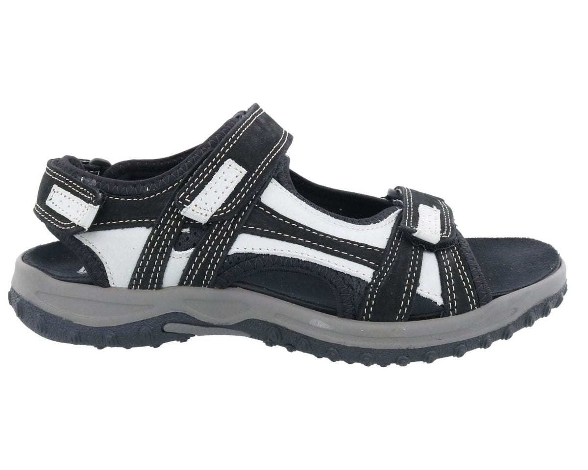 Drew Shoe Warren - Black / Grey Nubuck