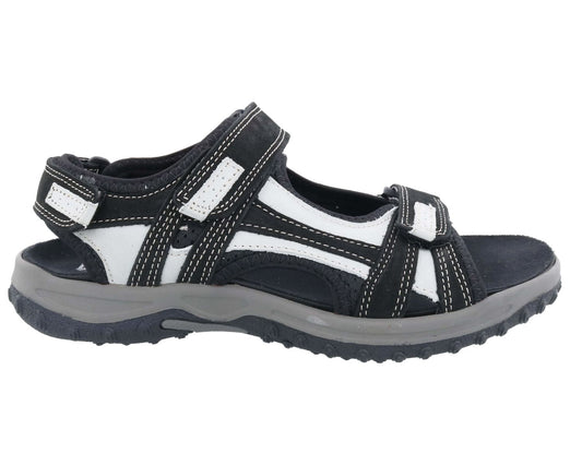 Drew Shoe Warren - Black / Grey Nubuck