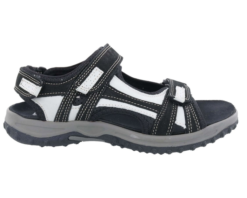 Drew Shoe Warren - Black / Grey Nubuck