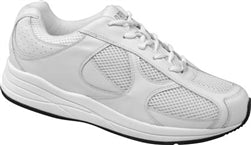 Drew Shoe Surge - White Leather & Nubuck / White Mesh