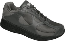 Drew Shoe Surge - Grey Leather & Nubuck / Grey Mesh