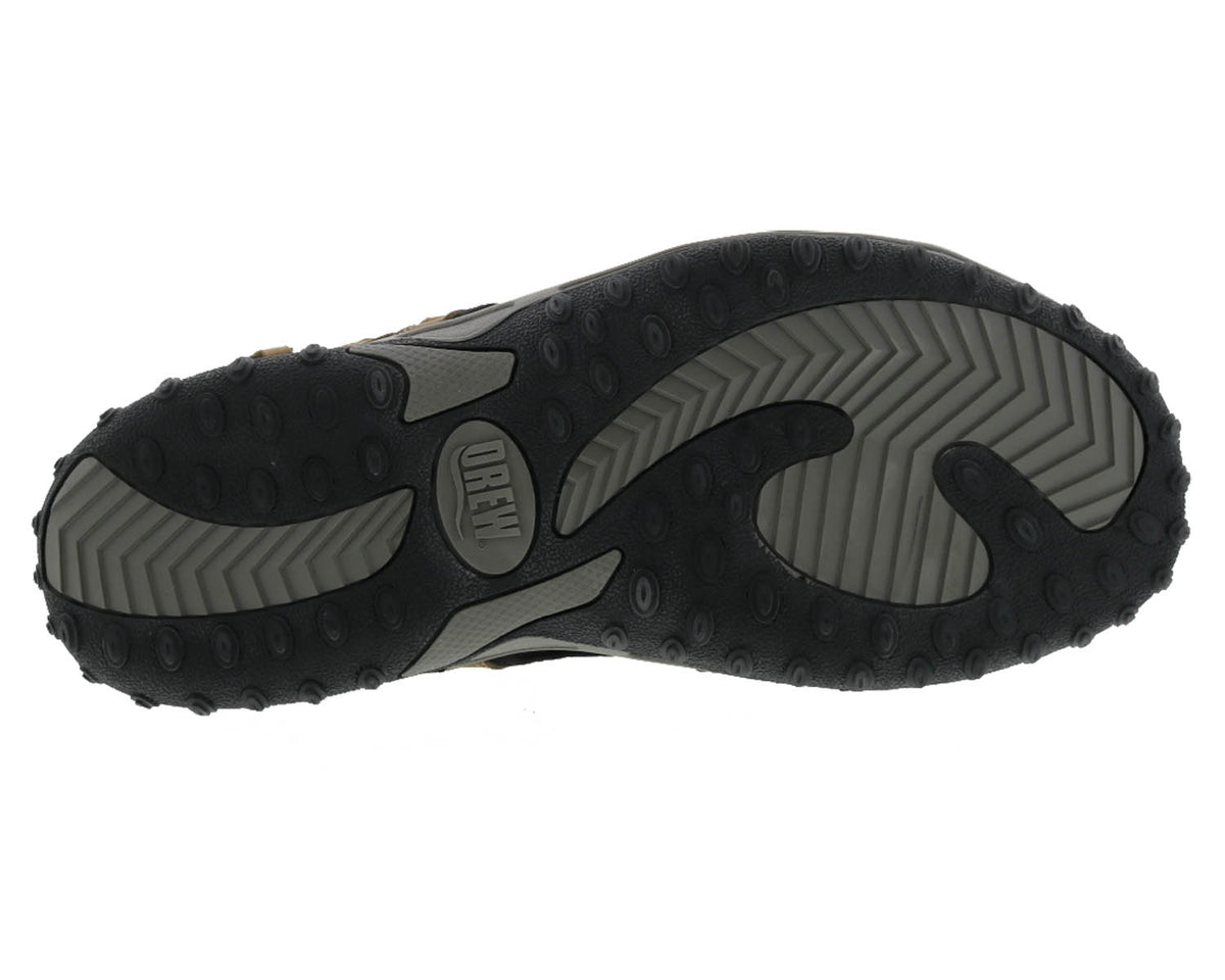 Drew Shoe Warren Tan Nubuck Orthopedic Sandals