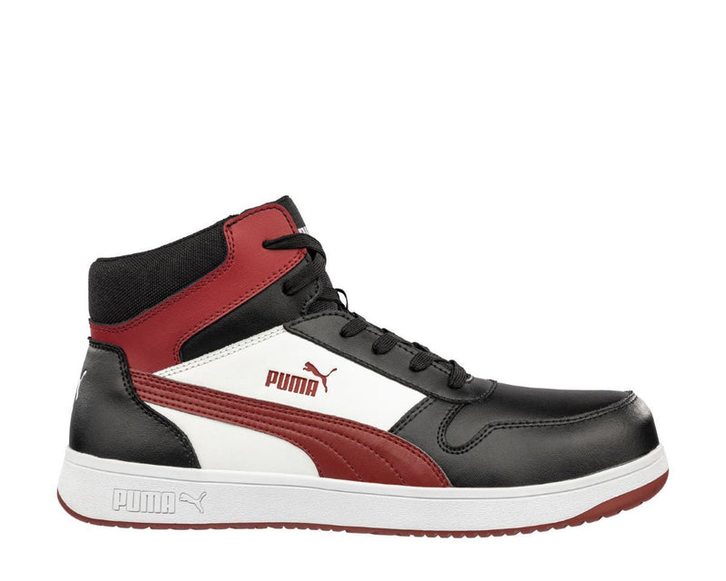 Puma Frontcourt Mid - Black/White/Red Shoes