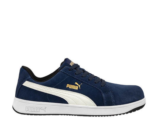 Puma Iconic Suede Low Navy Blue/White Shoes
