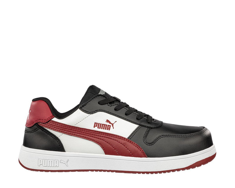 Puma Frontcourt Low Black/White/Red Shoes