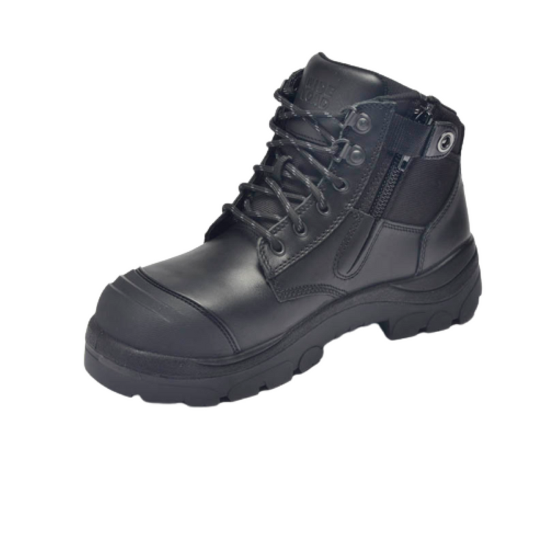 Wide Load 690BZN Non-Safety Toe Zip Water-resistant  6 inch Work Boot - Black - 6E Only