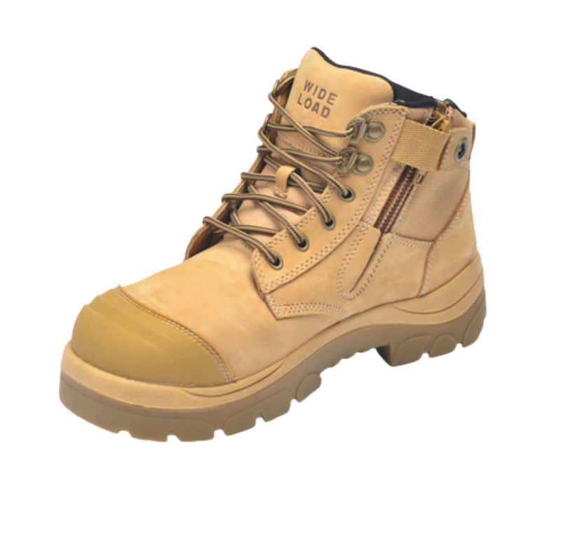 Wide Load 690WZN Waterproof 6-Inch wheat Safety Work Boots | XLfeet