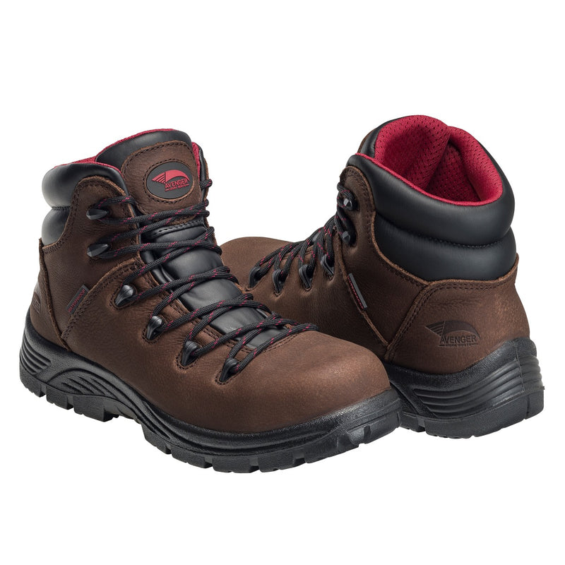 Avenger 7221 Framer 6" Waterproof Composite Toe Boot - Brown