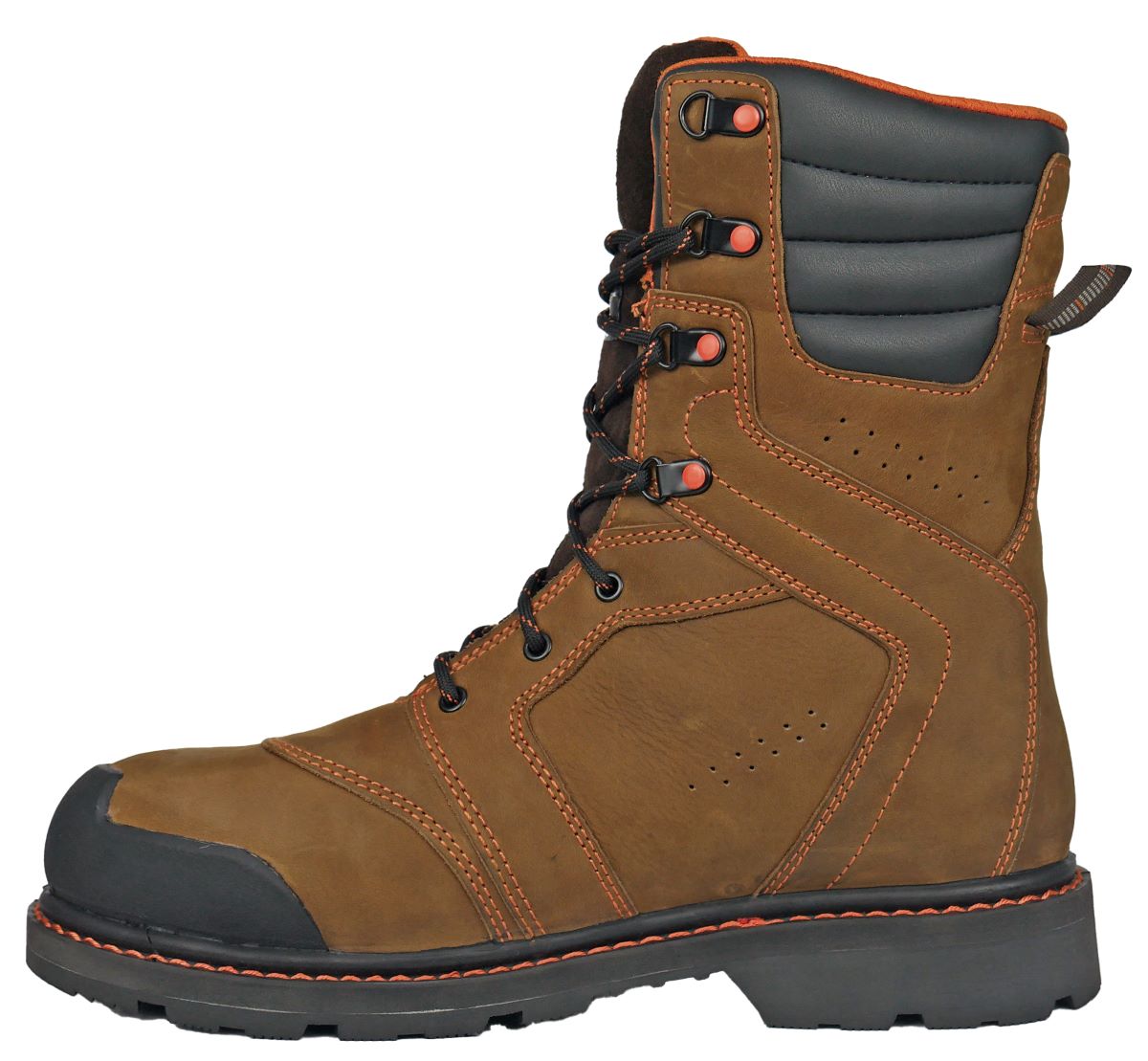 Hoss Clash 9" Brown Composite Safety Toe Waterproof - 1,000g Insulated Boot