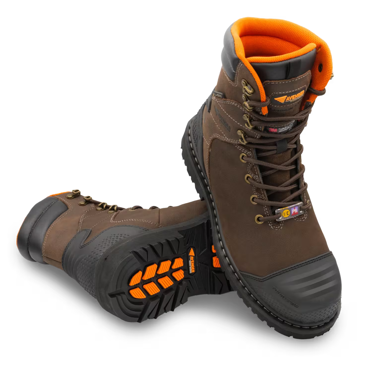 Avenger Hammer Max - Men - Tall - 600g Insulated - CN EH PR WP IN HR SR - Brown