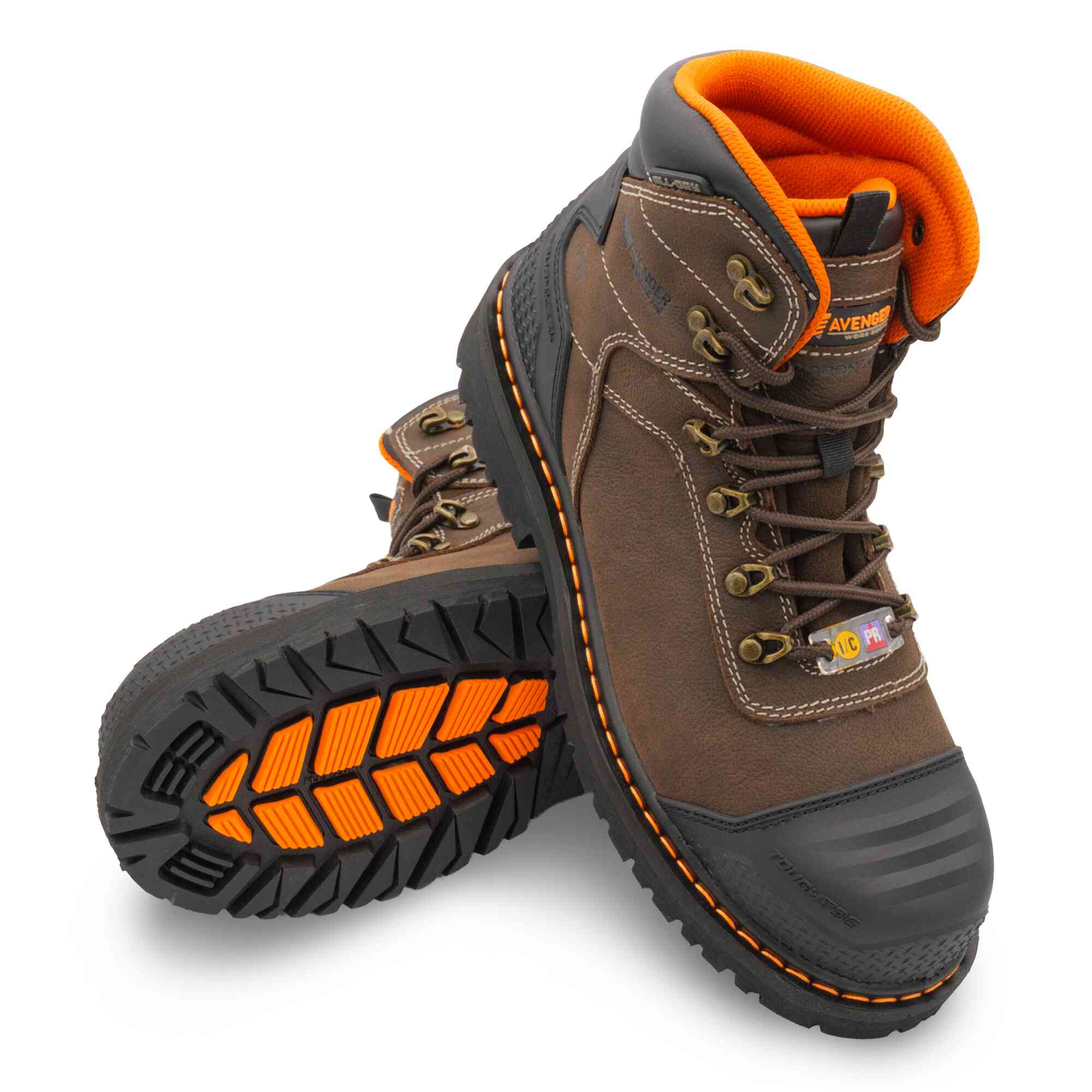 Avenger 7380 Hammer Max Mid - Men - CN EH PR WP HR SR - Brown