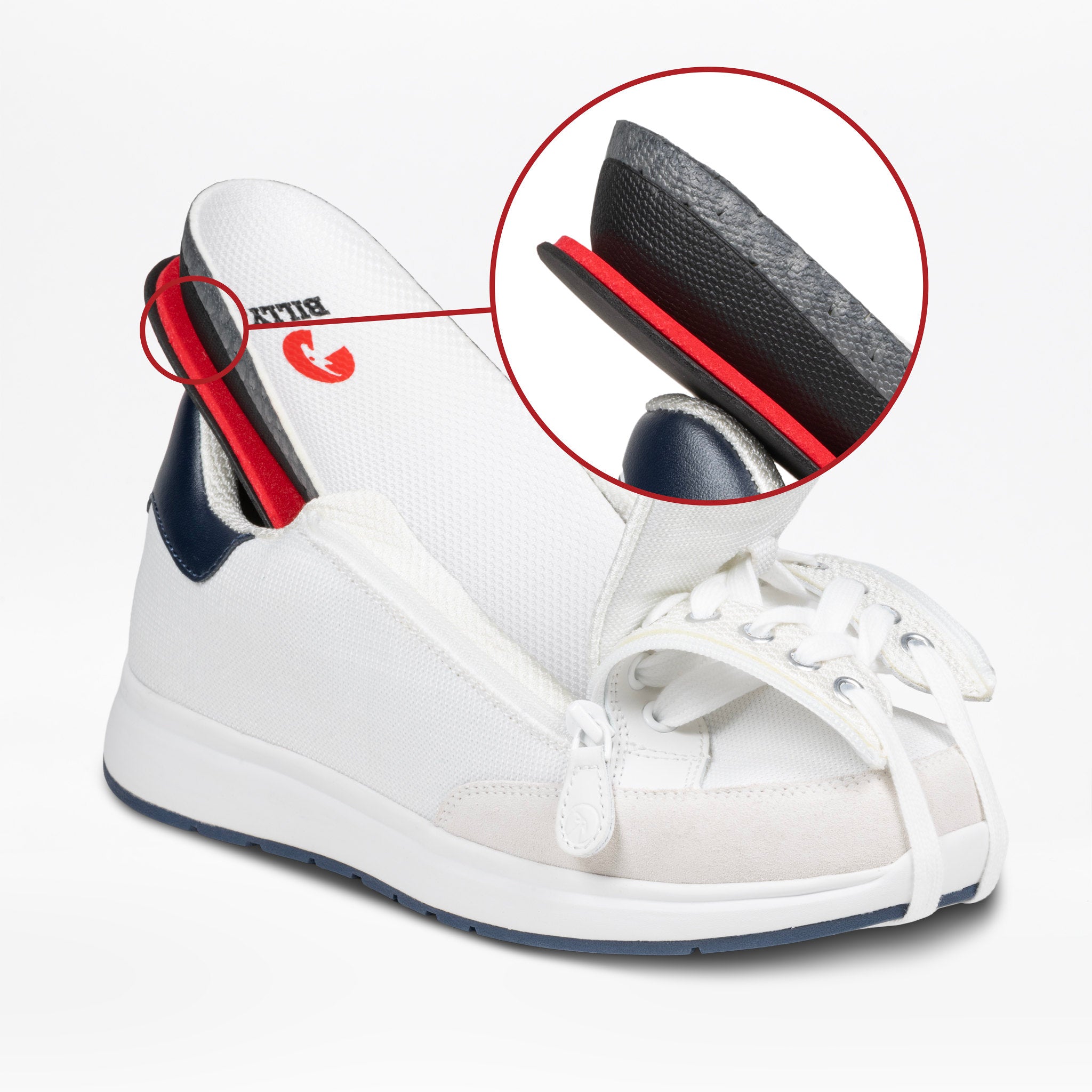 BILLY Comfort Court Men's White/Navy