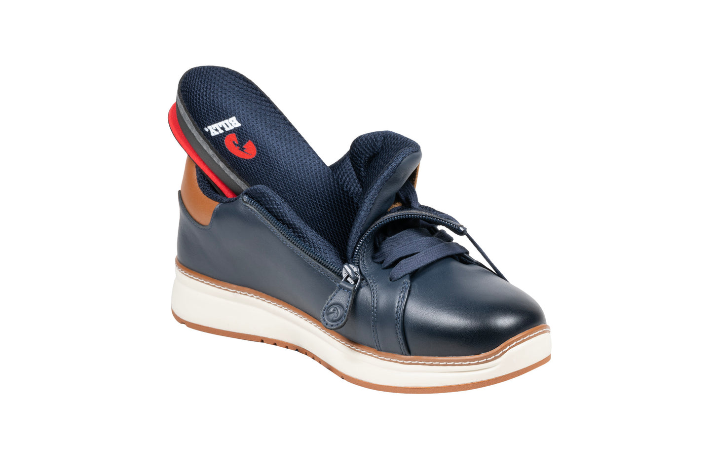 BILLY Comfort Luxe Men's Navy Leather