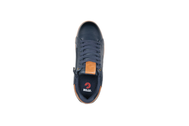 BILLY Comfort Luxe Men's Navy Leather