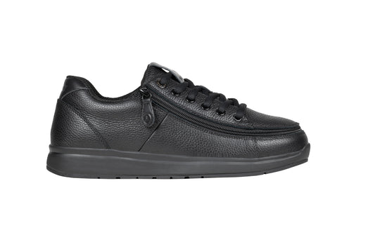 BILLY Comfort Plush Men's Black To The Floor Leather