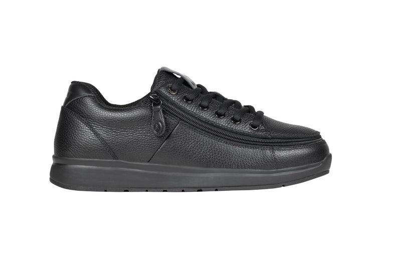 BILLY Comfort Plush Men's Black To The Floor Leather