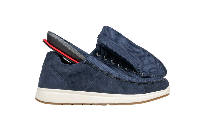 BILLY Comfort Plush Men's Navy Suede