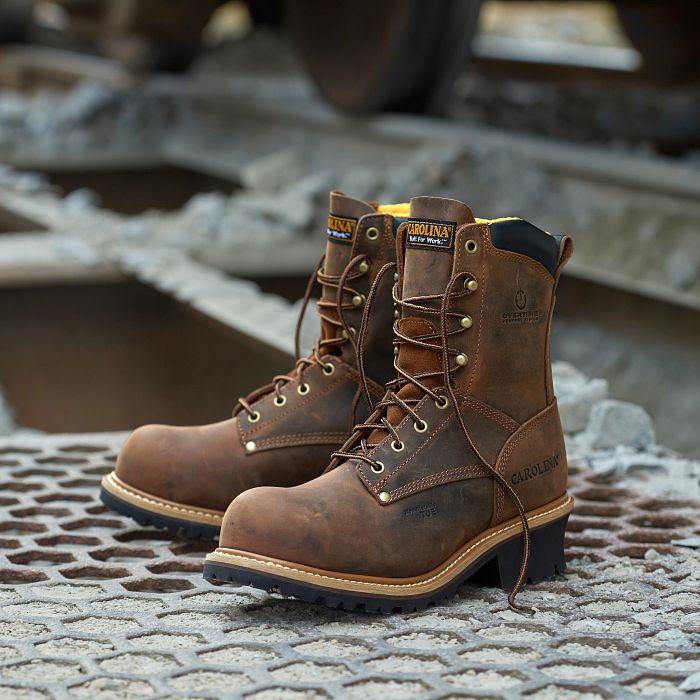 Carolina Poplar Men's 8" Logger Boot (Composite Toe) - CA9853